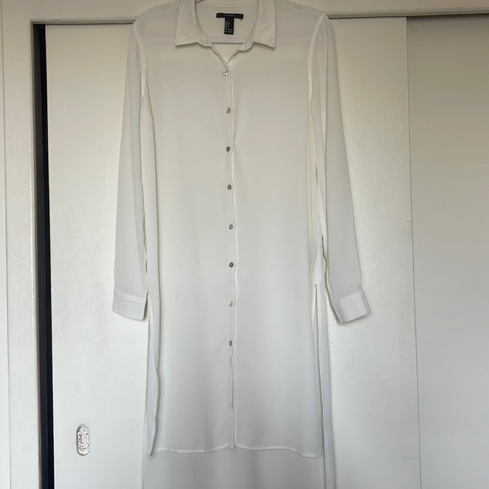 Button-up Collared Tunic